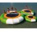 Round Water Sports Toys Inflatable Floating Water Trampoline Water Jumping Bed