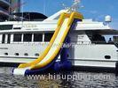 Commercial Big Inflatable Floating Yacht Water Slide For Sea And Beach