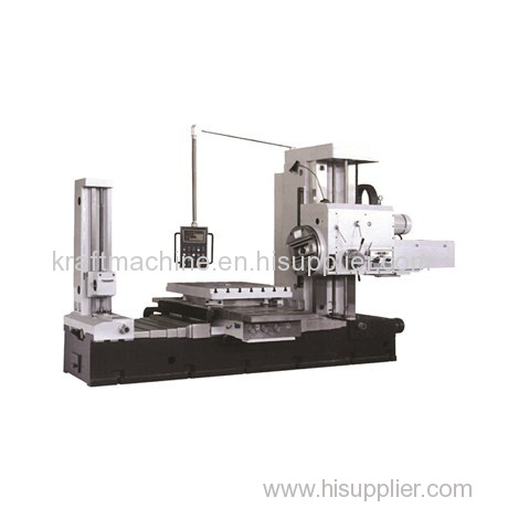 Horizontal boring mill machine-manual type