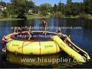 Customized PVC Tarpaulin Inflatable Water Slide Trampoline Pool For Adults / Kids