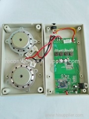 Digital bluetooth amplifier module with two sound exciters for furniture