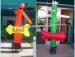 Promotion Dancing Man Advertising Inflatable Mini Sky Dancers With Arrow