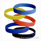 OEM debossed silicone band