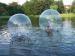 Large Clear Floating Inflatable Walk On Water Ball On Lake / Aqua Zorbing Ball