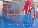 Big Water Sports Inflatable Water Roller / Water Rolling Ball With Colorful Entrance