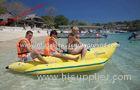 Outdoor 3 Person Water Sports Inflatable Banana Boat Towable For Lake / Sea