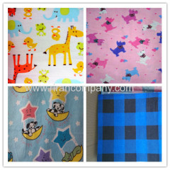 flannel fabrics Reactive Printed Flannel