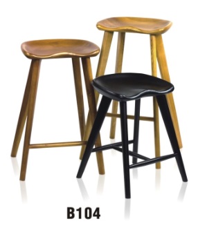 North Europe style wooden bar stool furniture