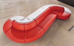 lobby S type sofa/shopping mall S type sofa/shopping centre S type lounge sofa/rest room S type sofa/shop rest sofa