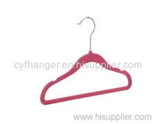 29cm Thickness red velvet with ident baby hanger non-slip