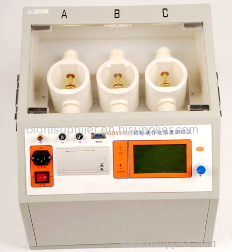 Full Automatic Transformer Oil Breakdown Voltage Dielectric Strength Tester