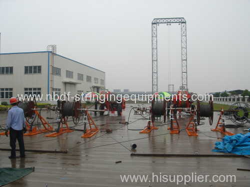 750 KV Overhead Transmission Line Stringing Equipment for 6 bundled conductors