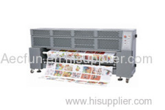 Textile take up system and feeding system/fabric printer