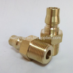 Japanese style quick change air brass fittings