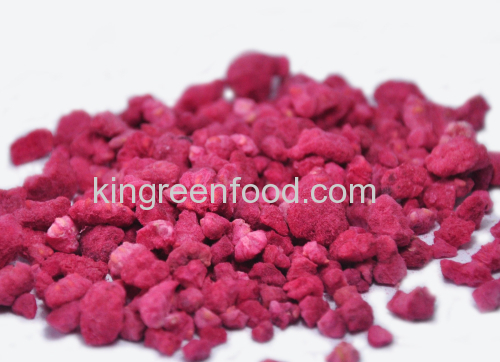 freeze dried raspberry granules