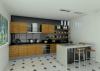 UV High Glossy Kitchen Cabinet (Br-U001)