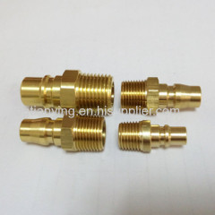 Japanese style quick change air brass fittings