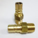 Japanese style quick change air brass fittings