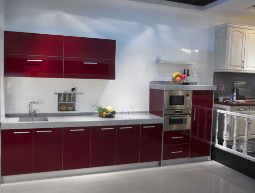 UV High Glossy Kitchen Cabinet (BR-U005)