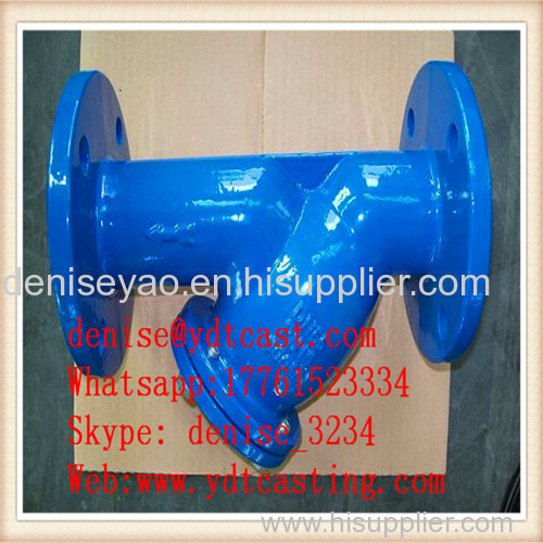 gray iron filter valve y type strainer