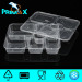 disposable food containers six compartment hot sales cheap 1200ml