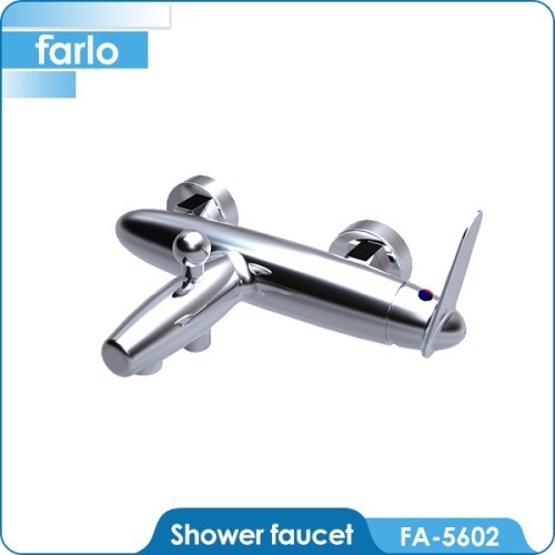 FUAO Brass chrome bathroom bath shower mixer