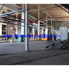 Mono cyclone powder coating spray booth