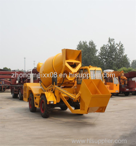 2.5 cbm self loading truck concrete mixers