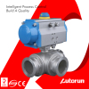 3-Way Stainless Steel Pneumatic Ball Valve