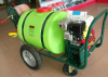 Agricultural tractor pesticide sprayer