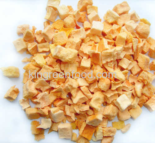 freeze dried papaya dices