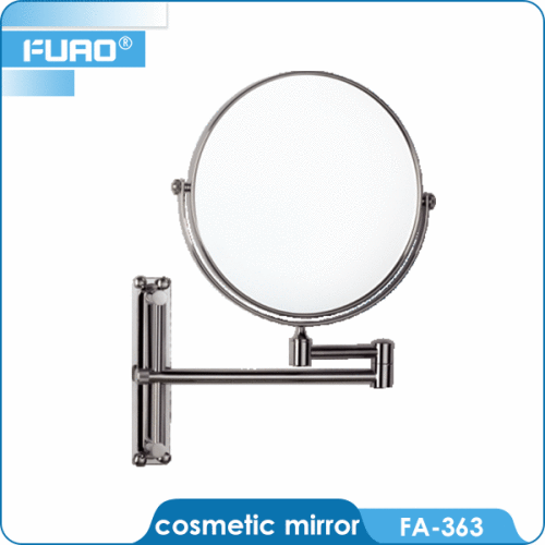 Wall mounted makeup mirror