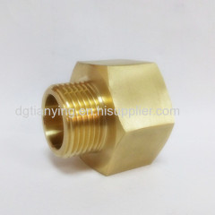 High pressure high flow high quality brass garden hose reducer pipe fitting