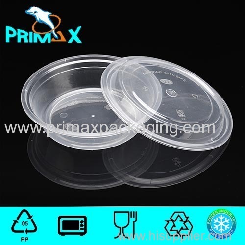 Disposable plastic high lid packaging containers 750ml