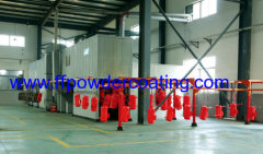 LPG tank powder coating plant systems