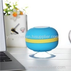 Round Waterproof Sucker Bluetooth Speaker With Hands Free Function (Lileng-305)