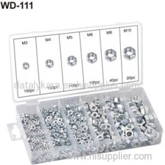 600PC NYLON LOCK NUT ASSORTMENT