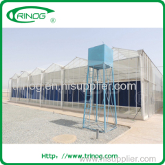 Multi span glass greenhous for agriculture