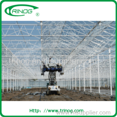 Commercial tempered glass greenhouse for sale