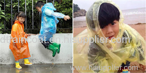 Disposable Children Raincoat for Sale