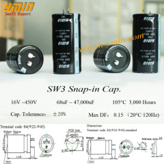 High Frequency Electrolytic Capacitor Snap in for EV Charging Post EV Charging Station EV Charging Piles E-car Charger