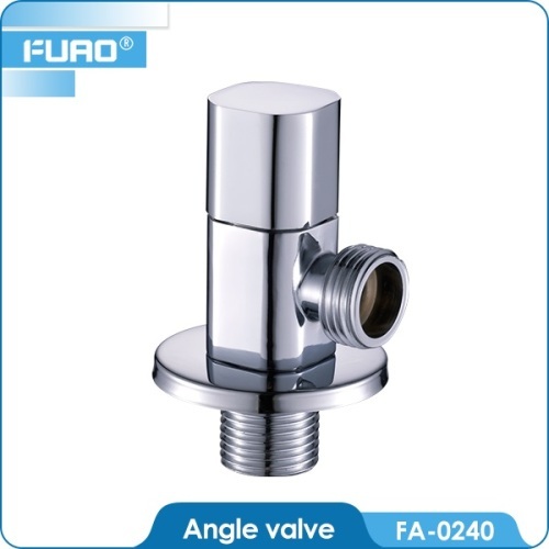 Polished Chrome Plated Brass Angle Valve with Filter