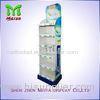 Supermarket 6 tiers corrugated cardboard retail display stands for vacuum cup