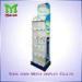 Supermarket 6 tiers corrugated cardboard retail display stands for vacuum cup