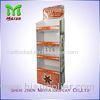 Waterproof cardboard corrugated display stand for beer with 4 tiers