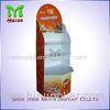 Red Green Black corrugated cardboard product displays for wholesales cookie