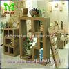 Cartoon Corrugated Cardboard Bookcase Furniture For Display Small Toys And Books