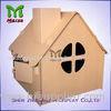 Corrugated Paper Artwork Cardboard Kids Toys foldable Craft House