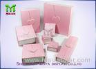 Custom Design Printed Pink Red Luxury Large gift box With Ribbon