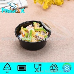 Microwave plastic packaging containers high lid